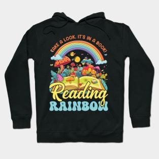 Reading Rainbow Retro Librarian It Is An A book Gift For Men Women Hoodie